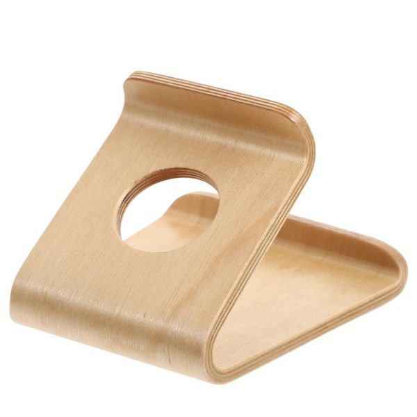 

cell phone mounts & holders wooden stand household mobile simple holder