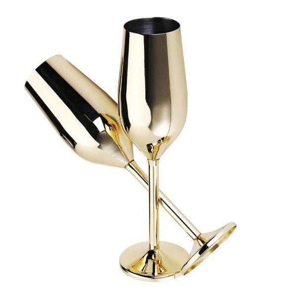 

wine glasses 2 pcs /set brushed gold wedding toasting champagne flutes drink cup party marriage decoration cups for parties gift