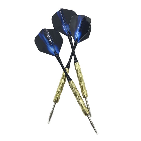 

new 3pcs steel tip darts 15g indoor sports entertainment dart nickel plated copper dart body aluminium alloy shaft flight dardos, Black