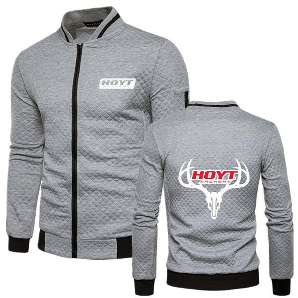

men's jackets 2021 spring autumn man fashion solid color jacket cotton cardigan hoyt logo print custom men zipper male classic style, Black;brown