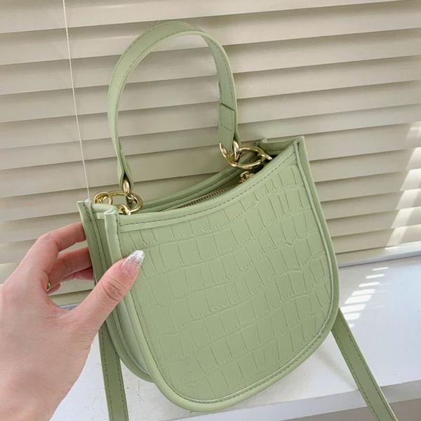

evening bags saddle crossbody stone for patent women 2021 small handbag bag pu leather hand ladies designer
