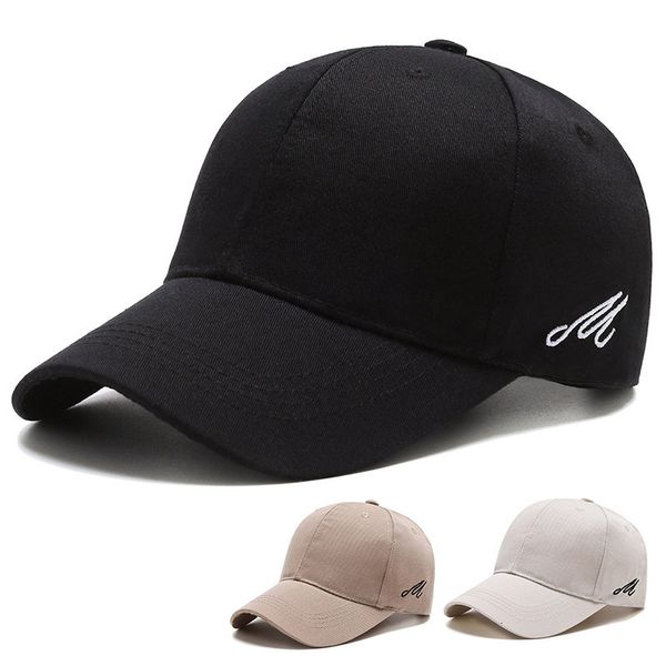 

hat women summer thin fashion korean leisure outdoor sunshade baseball cap spring and autumn side  embroidered men's duck tongue, Blue;gray