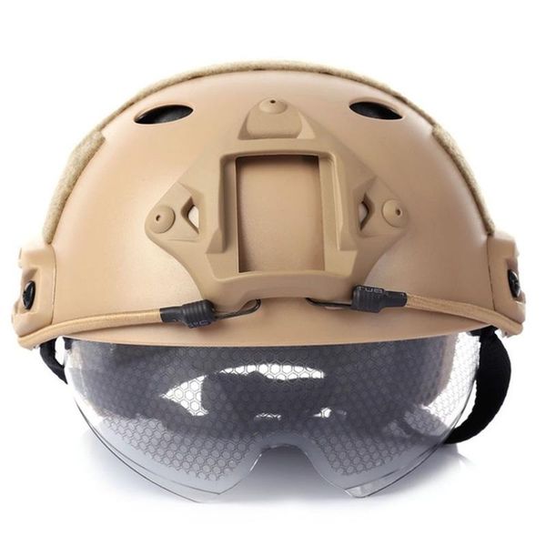 

tactical helmets outdoor helmet cs paintball base jump protector 55-59cm(mud color)
