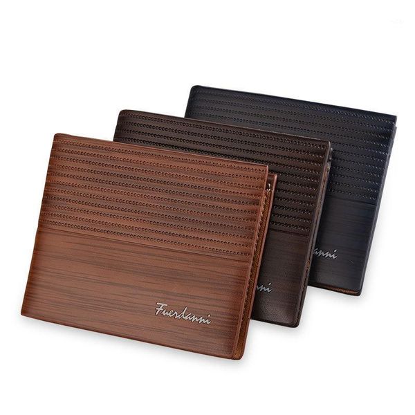 

arrival men's wallet korean version of the short fashion cross-section multi-card bag wallets1, Red;black