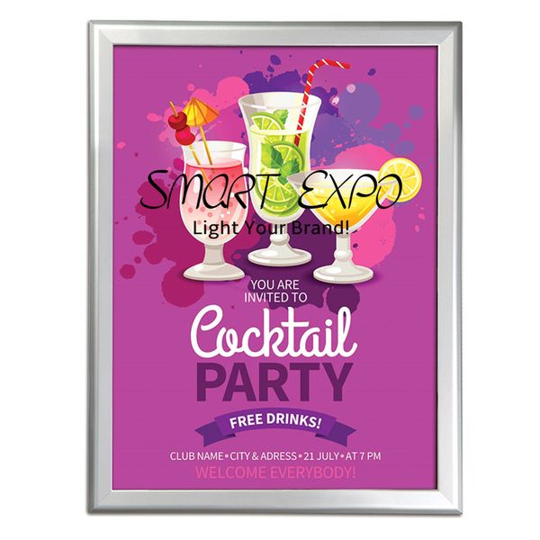 

snap frame for wall 50x70cm poster advertising display with 32mm profile