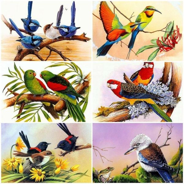 

diamond painting evershine 5d diy embroidery sale birds full square animals rhinestones pictures art home decor