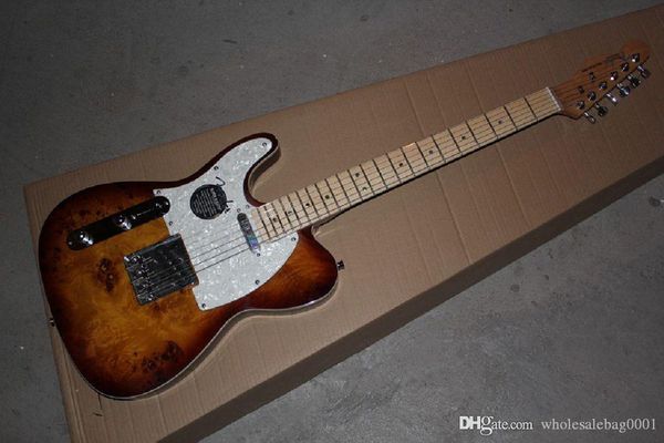 

maple fingerboard left handed telecaster sunburst electric guitar item luhg