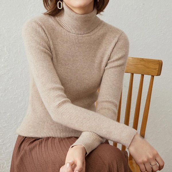 

women's sweaters basic slim knitted turtleneck women solid ladies knit pullover sweater long sleeve thick warm autumn winter jumper, White;black