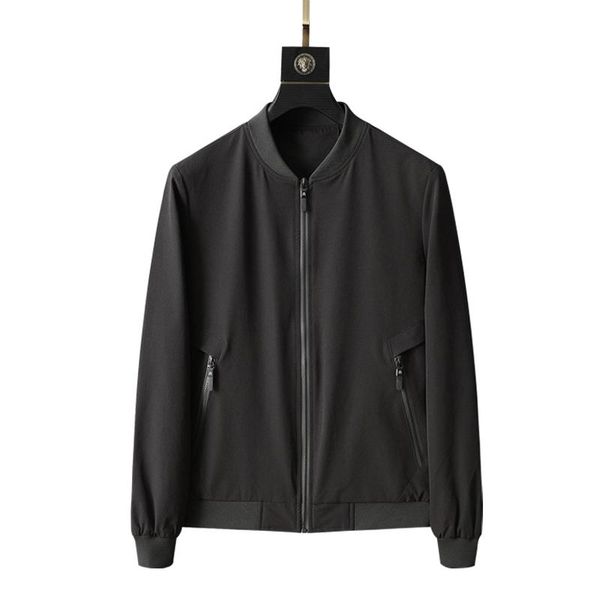 

men's jackets hcxy 2021 european american casual men outwear coat male clothing simple style windcoat thin light, Black;brown