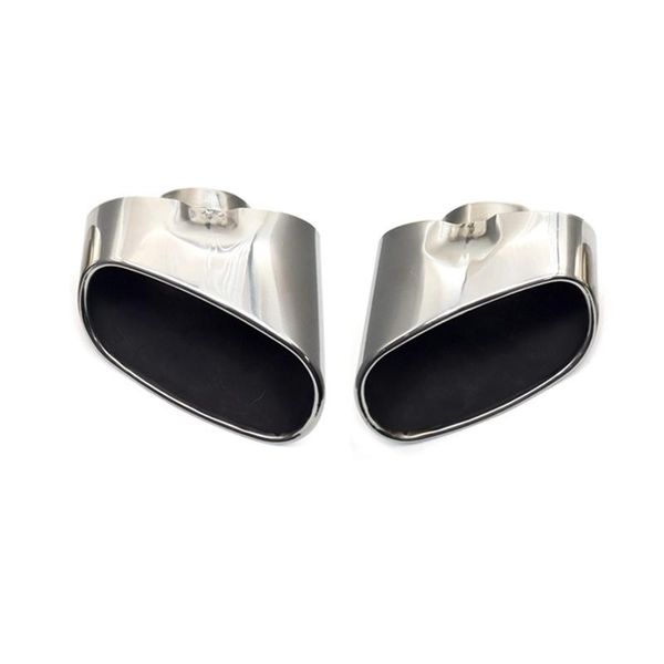 

manifold & parts car chrome exhaust dual tail pipe muffler tip stainless steel for x5 e70 2008-2013 styling