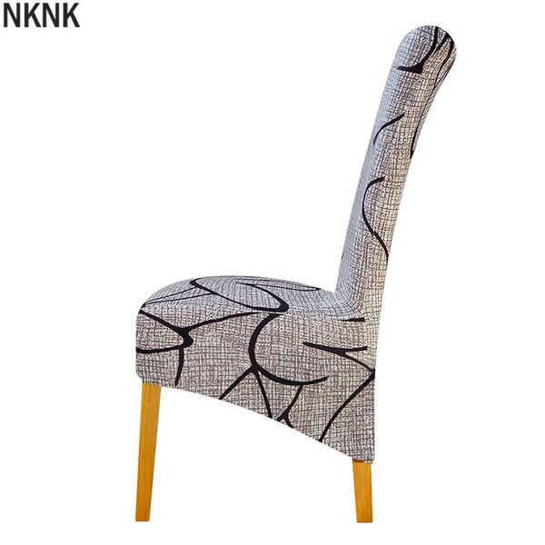 

europe style seat big covers printed long back chair cover king el party banquet housse de chaise