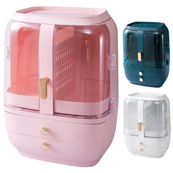 

storage boxes & bins cosmetic box makeup organizer drawer large capacity nail polish container portable