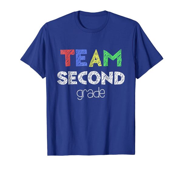 

team second grade t-shirt 2nd grade back to school gift, White;black