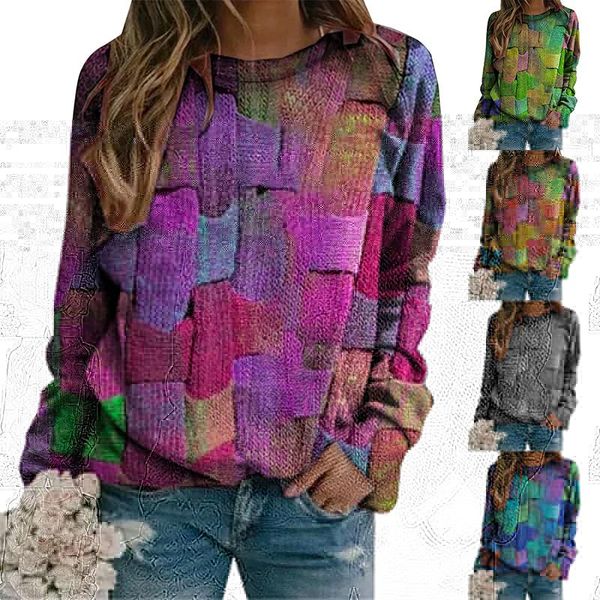 

women's sweaters print loose pullover hoodie women autumn winter round neck vintage t-shirt style long sleeve sweatshirt blusas, White;black