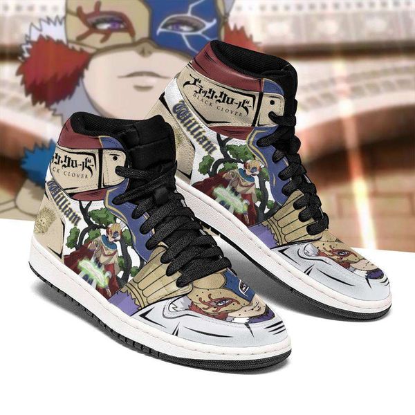 

customization golden dawn william vangeance sneakers black clover anime shoes