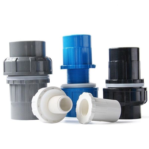 

watering equipments 1pc 20-50mm pvc straight connector fish tank aquarium water supply pipe fittings