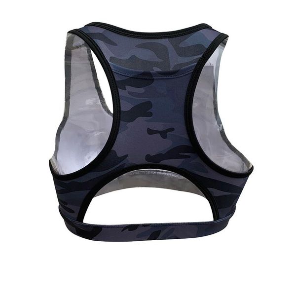 

women's back pocket portable mobile yoga shockproof running bra sports high stretch fitness breathable outfit