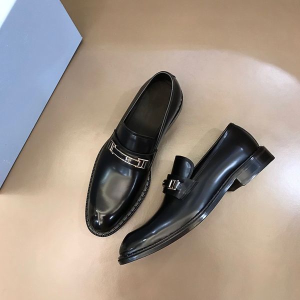 

mens designer shoes business office shoe beautiful platform business sneakers luxury designers shoes real leather 4 colors dress shoe, Black