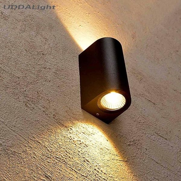 

outdoor wall lamps round black lampe exterieur led 6w light 30% off