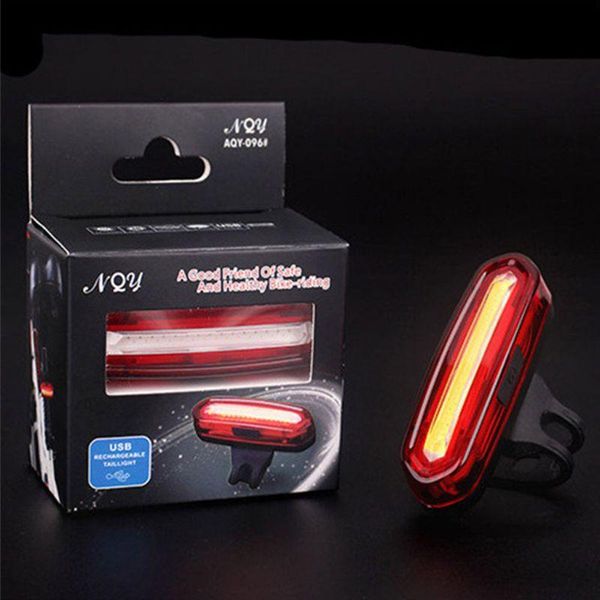 

bike taillight waterproof rear light usb charging cycling led warning lights
