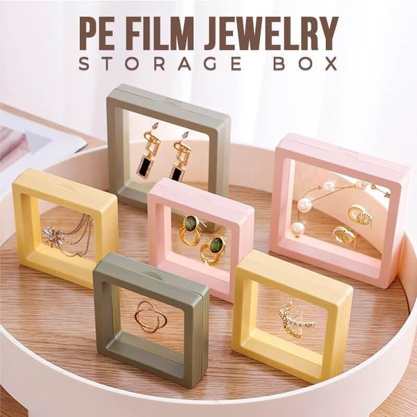 

storage boxes & bins 3pcs jewelry box anti-tarnish display organizer small portable travel women girl rings earrings bracelet
