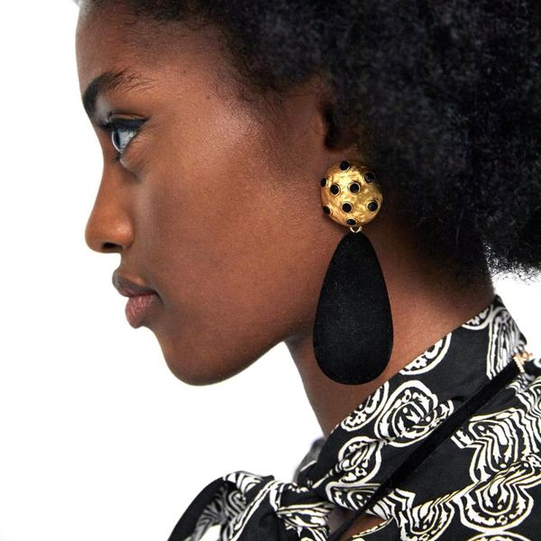 

dangle & chandelier vodeshanliwen fashion water drop earrings for women design boho rhinestone vintage jewelry wholesale, Silver