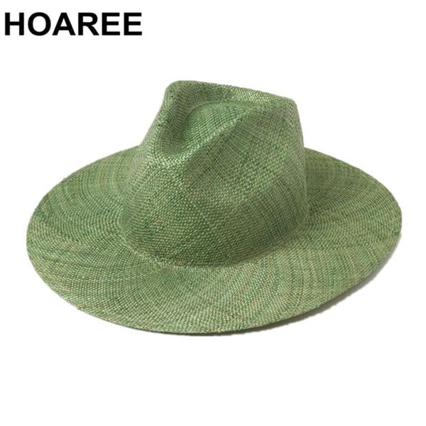 

green straw hat womens sun elegant ladies hats panama beach summer wide brim, Blue;gray