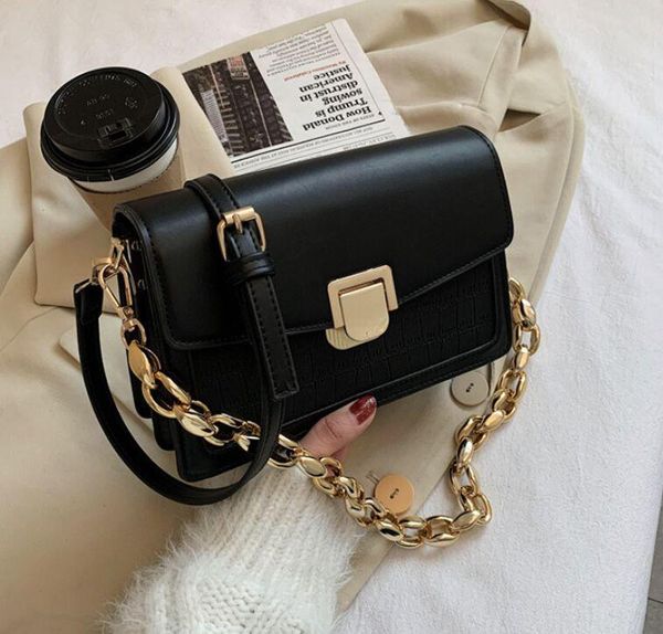 

women fashion chain shoulder bag travel luxury handbags quality pu leather women's messenger bags mini small square cross body