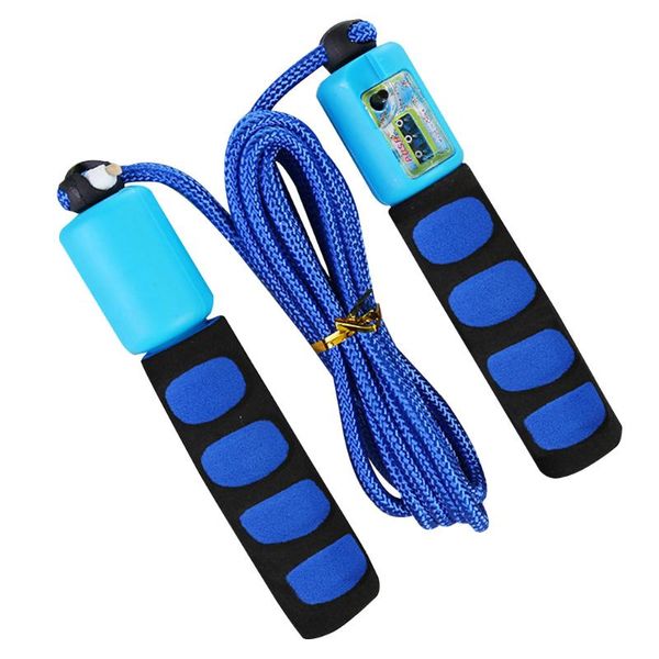 

bearing exercise foam handle jump rope portable 2.8 meter fast speed with counter lose weight non slip workout training ropes