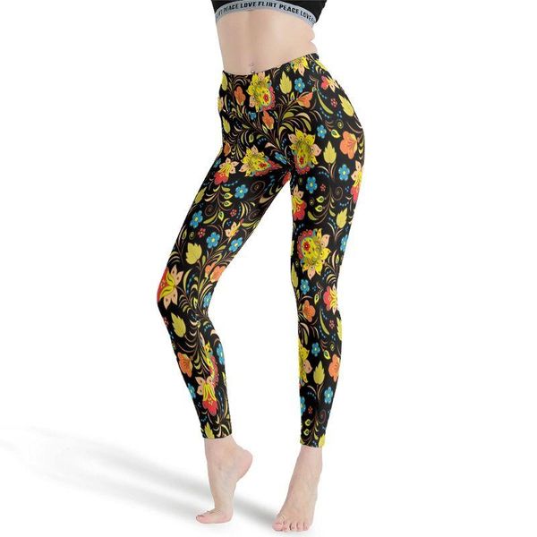 

yoga outfits num flower pattern women's high waist leggings pants workout running for women white xs"] f1fd, White;red