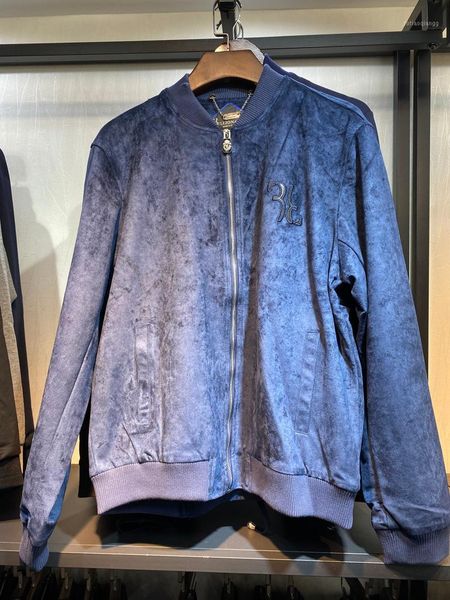

jacket snake skin men 2021 spring fashion casual zipper gentleman comfortable men's jackets, Black;brown