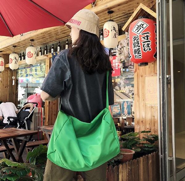 

locomotive fruit color shopping bag casual fashion versatile large-capacity canvas one-shoulder handbag pocket