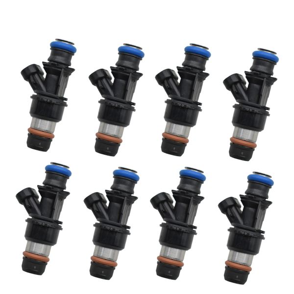 

8pcs fuel injectors nozzle for gmc savana yukon sierra 1500/2500 xl 5.3l 6.0l v8 oe# 25317628