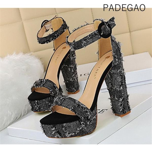 

women sandals 2021 korean party elegant casual shoes high heels, Black