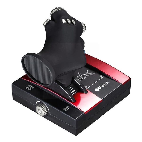 

game controllers & joysticks dc5v flight simulator gamepad joystick pxn-2119ii vibration controller simulation computer usb f0s2