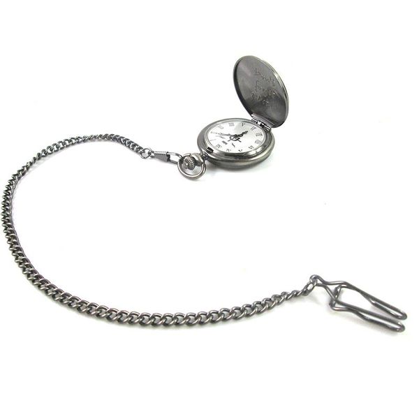 

wristwatches bsarai fullmetal alchemist one piece hitman reborn bleach vampire knight detective conan gray pocket watch, Slivery;brown