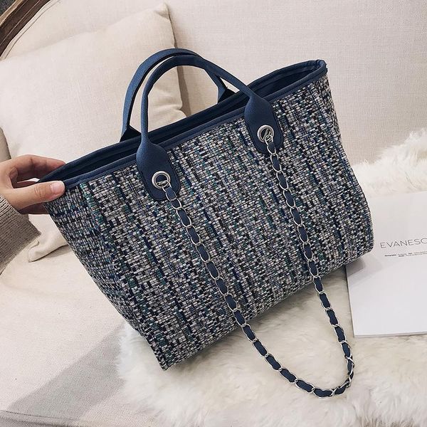 

evening bags 2021 women's plaid bag, classic chain large capacity shoulder strap messenger bag