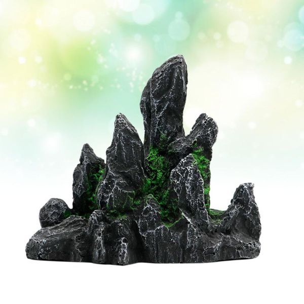 

decorations 1pc ornament beautiful artificial resin creative hill decor landscape for fish tank aquarium