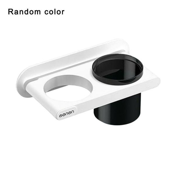 

hooks & rails 1 pc perforation-bathroom wall hanging wall-mounted hair dryer holder rack restroom shelf color random