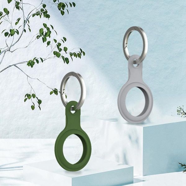 

hooks & rails tpu protective shell for apple airtags sweat-proof and scratch-resistant locator cover