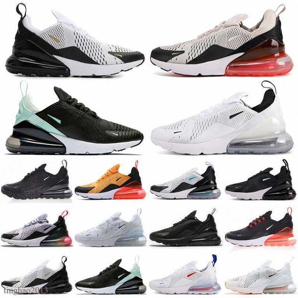 

2021 running shoes triple black white red women men chaussures bred be true barely rose 270s sneaker trainer outdoor sport fashion size