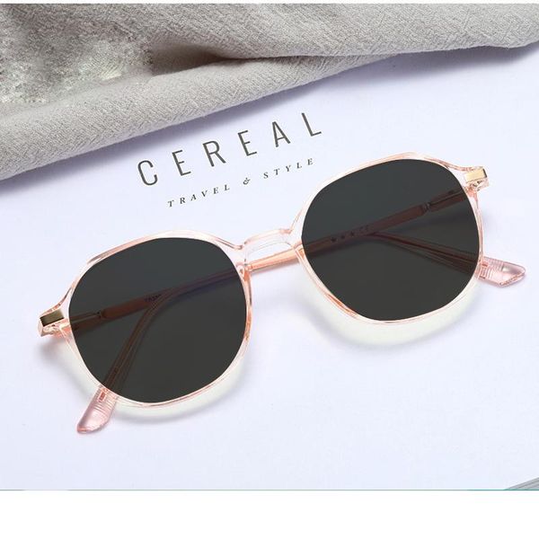 

sunglasses fashion elegant polarized durable polygon eyeglasses frame summer daily decoration anti glare glasses, White;black