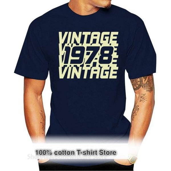 

men's t-shirts printing crazy 40th birthday gift vintage 1978 tshirt for mens classical clothing leisure men t shirts oversize s-5xl, White;black