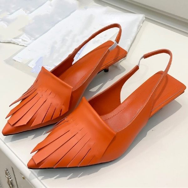 

women slingbacks heels natural genuine thick high heel shoes cow leather pumps ladies new zapatos de mujer, Black