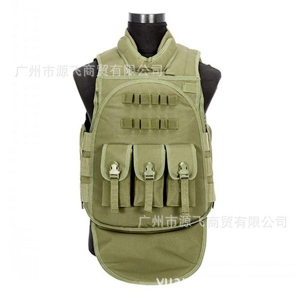 

marine special forces tactical vest 4-in-one 5 accessory pockets cs combat suitable for multiple equipment hunting jackets, Camo;black