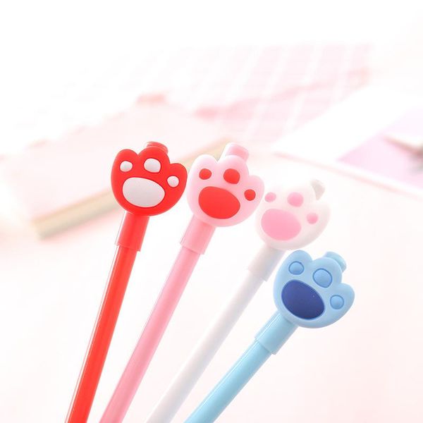 

ellen brook 1 pcs gel pen korean cartoon creative cute kawaii claw office school cat sweet pretty lovely heart stationery pens