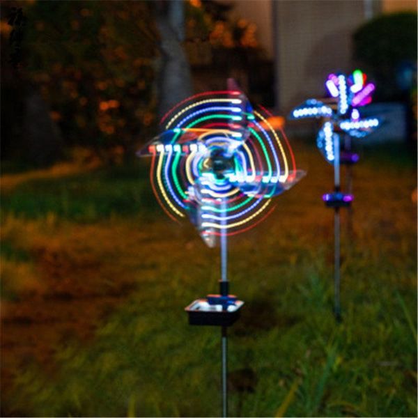 

solar lamps windmill light creative garden outdoor decorative led lawn luces solares para exterior