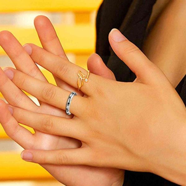 

golden cats footprint ring animal pattern ring christmas accessories ring wedding jewelry women day jewelry gift valentine' p4y7 g1125, Slivery;golden