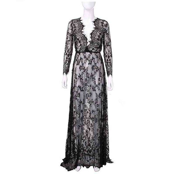 

sell ladies lace sleepwear nightdress seethrough lingerie big size sleeping dress white long nightgown erotic s-4xl, Black;red