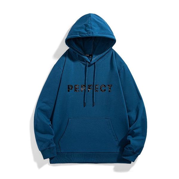 

men's hoodies & sweatshirts men streetwear the print mens long sleeve pullovers casual hooded clothes perfect 98, Black